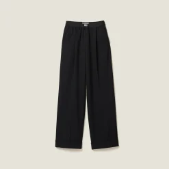 Black Grain De Poudre Pants | Miu Miu