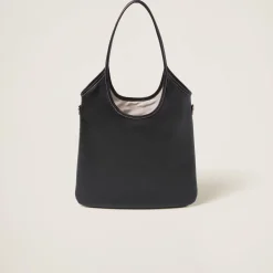 Black Ivy Leather Bag | Miu Miu