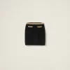 Black Lamé Skirt | Miu Miu