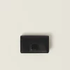 Black Leather Card Holder | Miu Miu