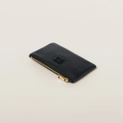 Black Leather Envelope Pouch | Miu Miu