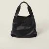 Black Leather Hobo Bag | Miu Miu