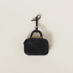 Black Leather Micro Bag | Miu Miu