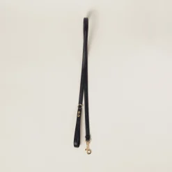 Black Leather Pet Leash | Miu Miu