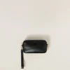 Black Leather Pouch | Miu Miu