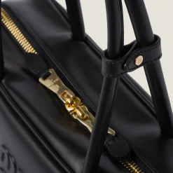 Black Leather Top-handle Bag | Miu Miu