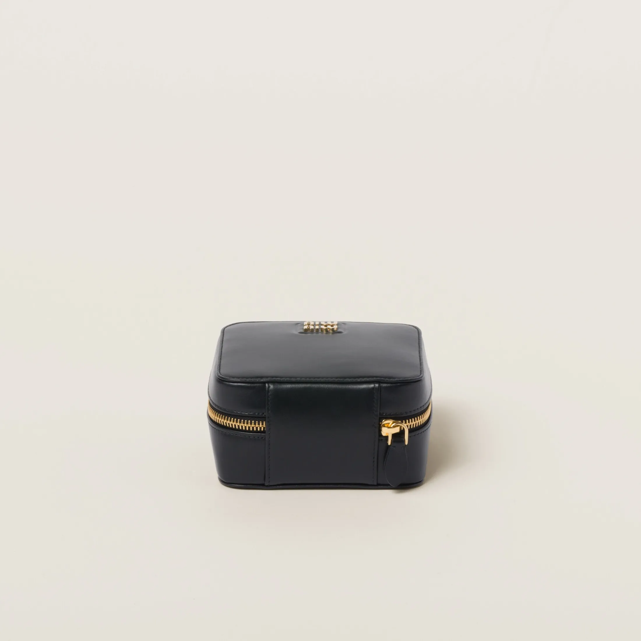 Black Luggage Accessories With Leather Case | Miu Miu