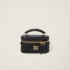 Black Matelassé Nappa Leather Shoulder Bag | Miu Miu