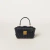 Black Matelassé Nappa Leather Mini-bag | Miu Miu