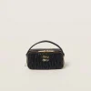 Black Matelassé Nappa Leather Shoulder Bag | Miu Miu