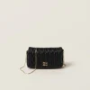 Black Matelassé Nappa Leather Mini-bag | Miu Miu