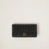 Black Matelassé Nappa Leather Smartphone Case | Miu Miu