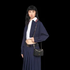 Black Matelassé Nappa Leather Mini-bag | Miu Miu
