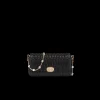 Black Miu Crystal Cloqué Nappa Leather Bag | Miu Miu