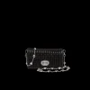 Black Miu Crystal Nappa Leather And Crystal Mini-bag | Miu Miu