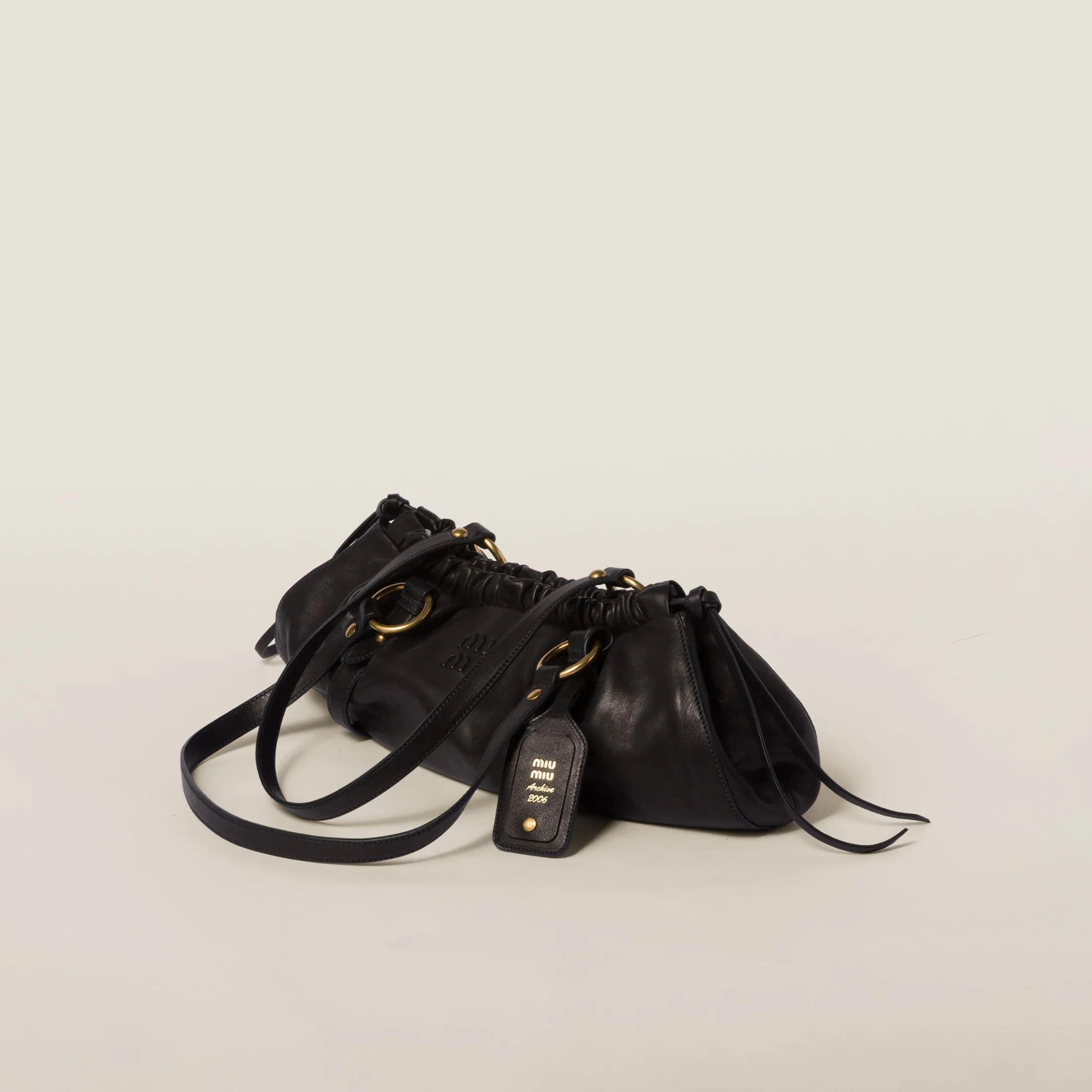 Black Nappa Leather Bag | Miu Miu