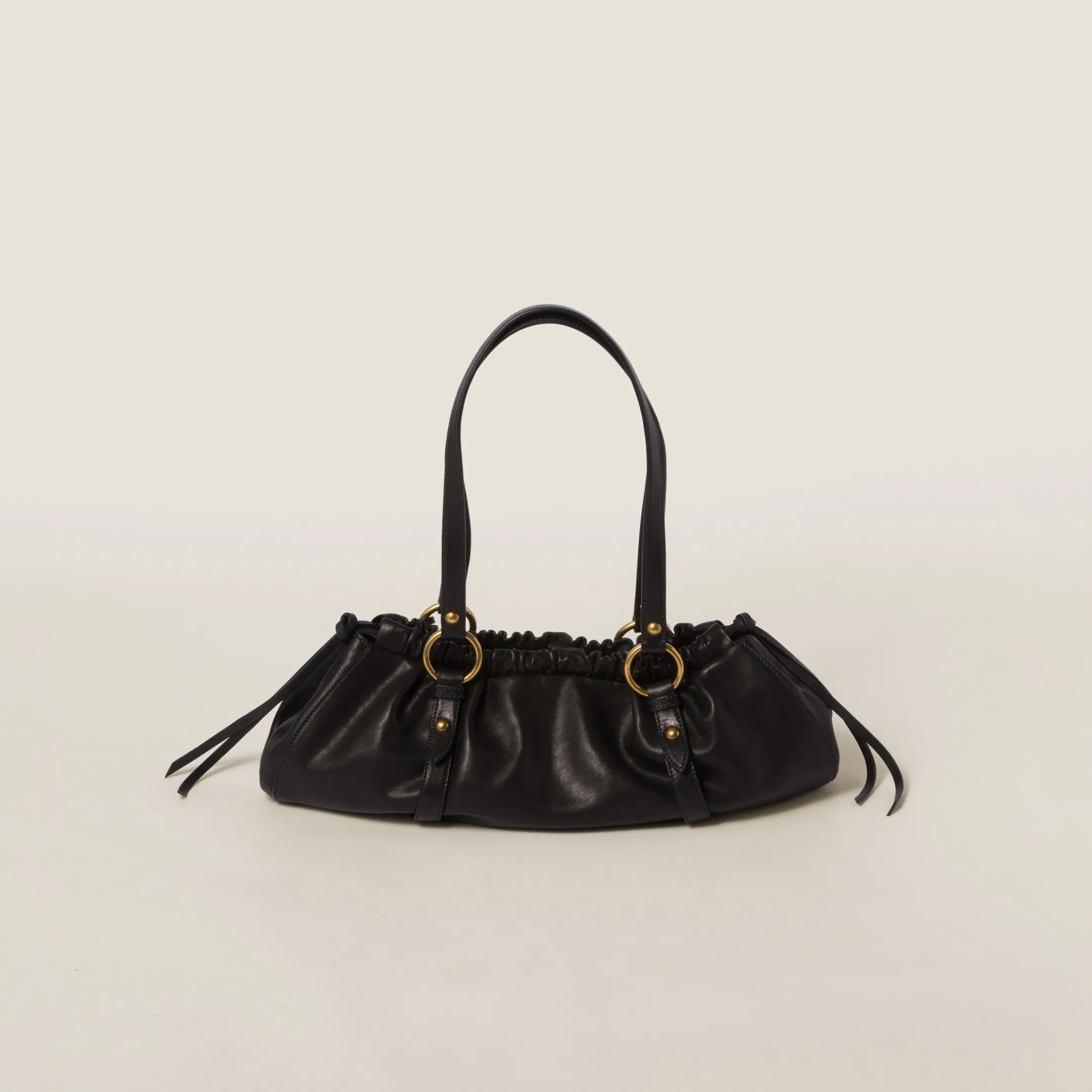 Black Nappa Leather Bag | Miu Miu