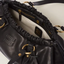 Black Nappa Leather Bag | Miu Miu