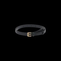 Black Nappa Leather Belt | Miu Miu