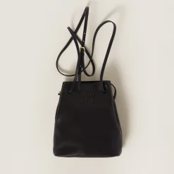 Black Nappa Leather Mini-bag | Miu Miu