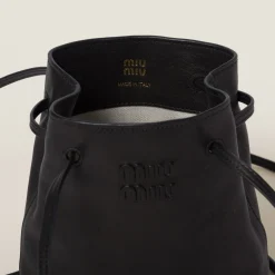Black Nappa Leather Mini-bag | Miu Miu