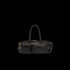 Black Nappa Leather Pocket Top-handle Bag | Miu Miu