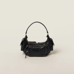 Black Nappa Leather Pocket Bag | Miu Miu