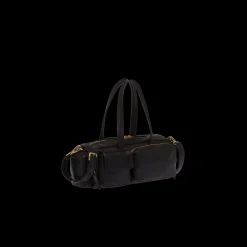 Black Nappa Leather Pocket Top-handle Bag | Miu Miu