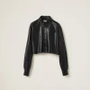Black Nappa Leather Shirt | Miu Miu