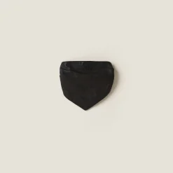 Black Nappa Leather Top | Miu Miu