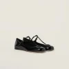 Black Patent Leather Ballerinas | Miu Miu