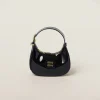 Black Patent Leather Hobo Bag | Miu Miu