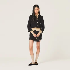 Black Patent Leather Top-handle Bag | Miu Miu