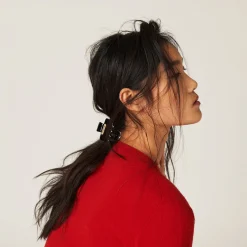 Black Plexiglas Clip | Miu Miu