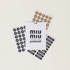 Black Polaroid X Miu Miu With Fabric Shoulder Strap | Miu Miu