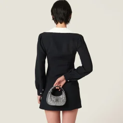 Black Sablé Dress | Miu Miu