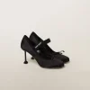 Black Satin Pumps | Miu Miu
