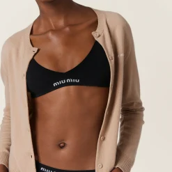 Black Seamless Bra | Miu Miu