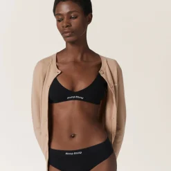 Black Seamless Panties | Miu Miu