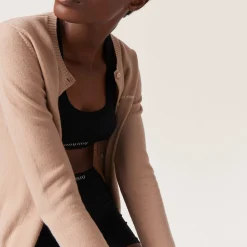 Black Seamless Racerback Top | Miu Miu