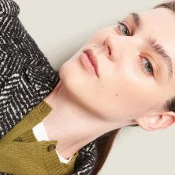 Black Single-breasted Chevron Jacket | Miu Miu