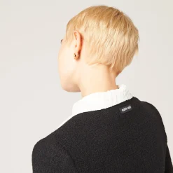 Black Single-breasted Tweed Jacket | Miu Miu