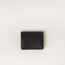 Black Small Leather Wallet | Miu Miu