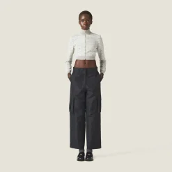 Black Technical Fabric Pants | Miu Miu