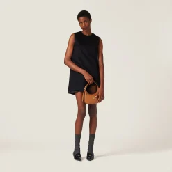 Black Velour Mini-dress | Miu Miu