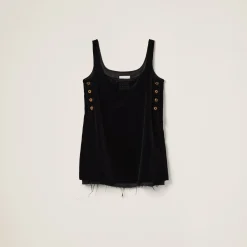 Black Velvet Minidress | Miu Miu