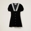 Black Velvet Minidress | Miu Miu
