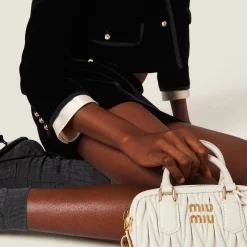 Black Velvet Miniskirt | Miu Miu