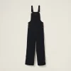 Black Velvet Overall Jumpsuit | Miu Miu