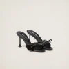 Black Velvet Sandals | Miu Miu